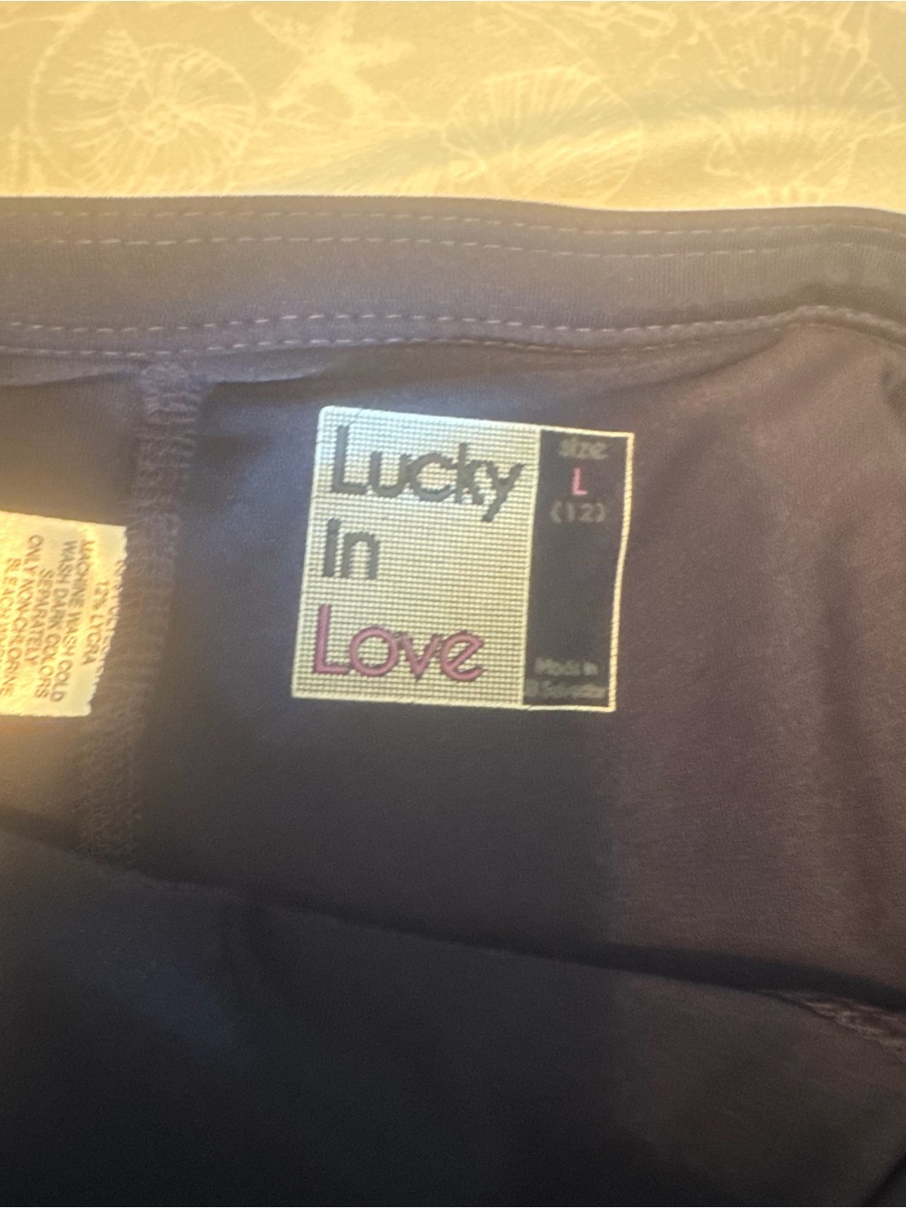 Lucky in Love Navy Athletic Skort - Picture 3 of 3